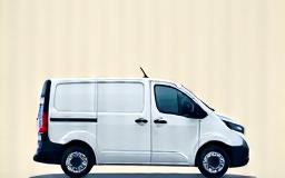 Illustrasjon av en liten varebil